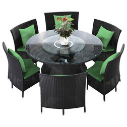 Contemporary Outdoor Dining Sets Nightingale 7-Piece Outdoor Dining Set