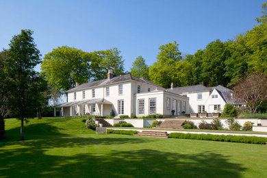 This is an example of a traditional house exterior in London.