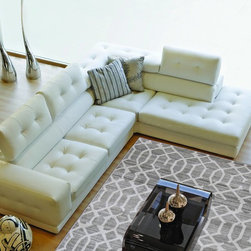 Contemporary Gray Lattice Rug - Area Rugs