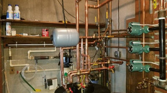 Oil to propane boiler conversion and water tank installation