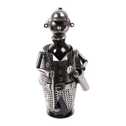 Golf Player Wine Presenter, 6 x 13.5 inches, Iron - Products