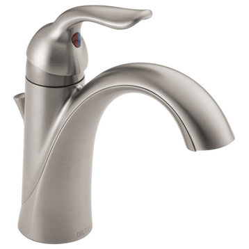 Delta Lahara Single Handle Bathroom Faucet, Stainless, 538-SSMPU-DST