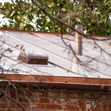 Cedar Shake Shingles with Copper Flashings