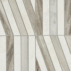 ZigZag Crema/Sky - Tile