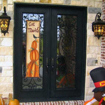 Square Iron Doors