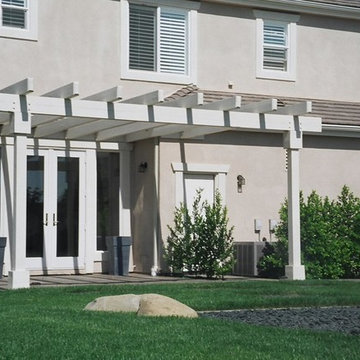 Hillside Vineyard Project - Side Yard - Arbor