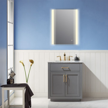Cosenza 24 in. Rectangle Frameless Modern LED Bathroom Vanity Mirror