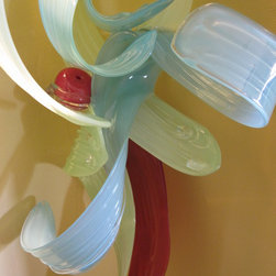 'Opal Grasses' wall sculpture - Artwork