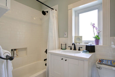 Bathroom - craftsman bathroom idea in Denver