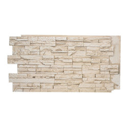DURANGO FAUX STACKED STONE- 24"H x 48"W - Wall Panels