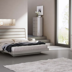 Oslo 6 PC Bedroom Set | Grey - Bedroom Furniture Sets