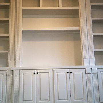 Wall of Media and Display Cabinets
