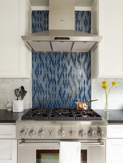 Accent Tile Behind Stove Home Design Ideas, Renovations & Photos