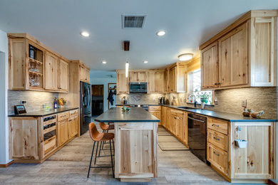 Cottage kitchen photo in Other