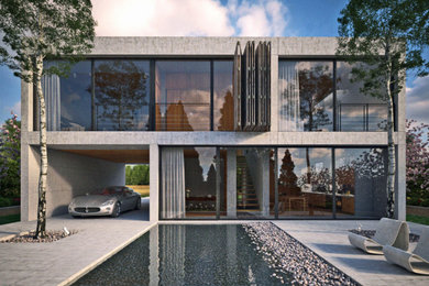 Modern exterior home idea in San Francisco
