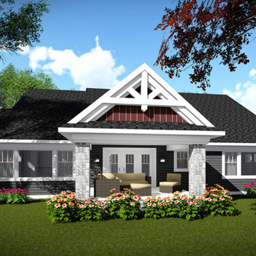 Craftsman Ranch Plan #63418
