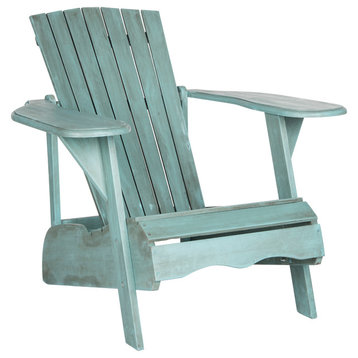 Safavieh Mopani Outdoor Chair, Beach House Blue