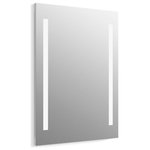 Kohler - Kohler Verdera Lighted Mirror, 24" Wx33" H, Not Applicable - See yourself in a better light and make daily grooming tasks easier than ever. KOHLER Verdera lighted wall mirrors deliver optimally bright, even and shadowless bathroom lighting that is exceptionally close to natural light.
