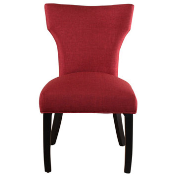 Nossa Deep Red Upholstered Chair