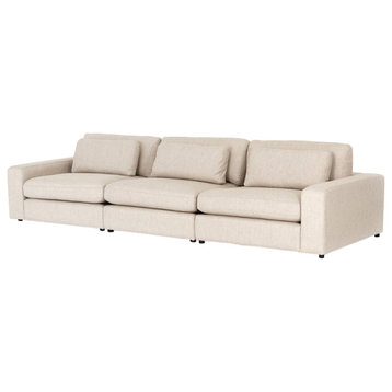 Four Hands Bloor 3-Piece Sectional, Essence Natural