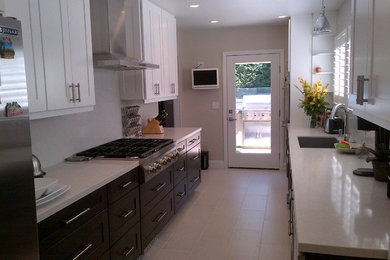 Inspiration for a contemporary kitchen remodel in Los Angeles