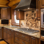 Rustic Log Cabin - Rustic - Bedroom - Denver - by Mountain Log Homes