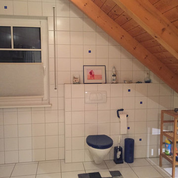 Badezimmer mit und ohne Fuge