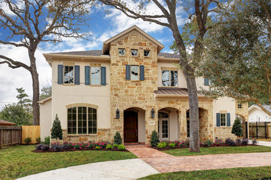 Transitional exterior home photo in Houston
