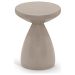 Meridian Furniture - Anika Iron End / Side Table, Taupe - Indulge in the allure of the Taupe Iron Anika Side Table by Meridian Furniture. Its captivating design and luxurious Taupe Iron elevate any space with effortless elegance. Crafted with precision and durability in mind, this stunning piece becomes the focal point of gatherings, fostering moments of connection and warmth. Embrace sophistication and style with the Anika Side Table, a testament to exquisite taste and timeless beauty.