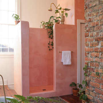 Color Atelier Tadelakt Shower Plaster in color Rosé