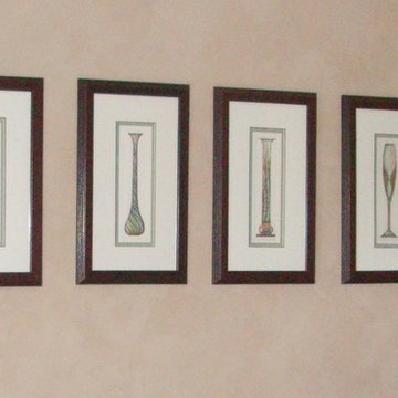 Dining Room Picture Frames Mahogany Frame Grouping