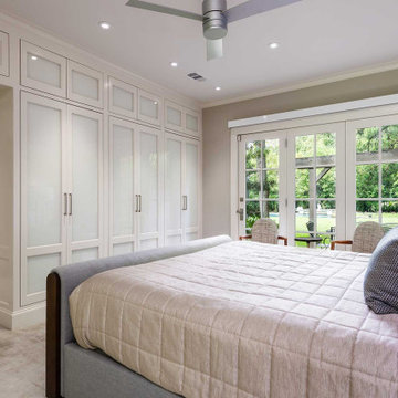 Modern Luxury Primary Bedroom and Walk-In Closet Remodel in Preston Hollow, TX