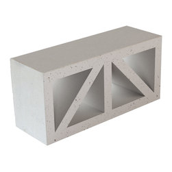 GB Breeze Blocks - Diamond Wedge - Porcelain - Bricks And Masonry