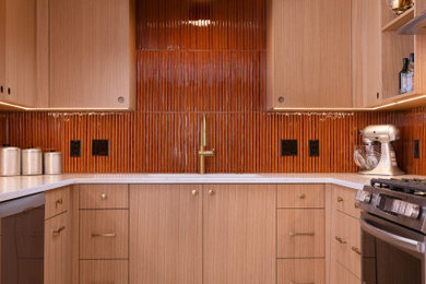 Inspiration for a contemporary kitchen remodel in Philadelphia