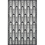 Unique Loom - Unique Loom Black Metro Zebra Area Rug, 5'x8" - Compelling motifs are found in our enchanting Metropolis Collection. There are colorful bursts of abstract artistry and distinct shapes that add a playful elegance to each rug. The quality and durability of each rug is hard to beat. What makes this collection so intriguing is the contrasting elements and hues. Dont be afraid to lose yourself in our whimsical adornments!