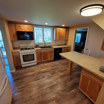 Remodeled farmhouse kitchen