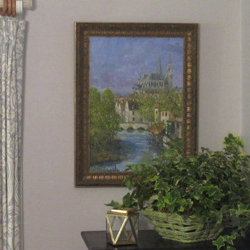 Detail photo, found items - original painting Chartres Cathedral