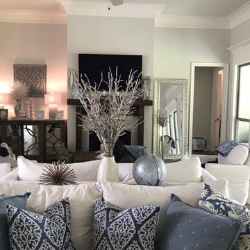 Coastal Blue and White