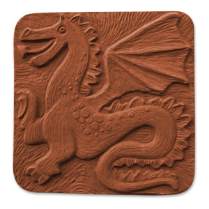 Dragon oriental stepping stone mold 11/" x 1/" thick