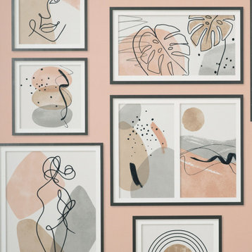 Krasner Pink Gallery Wallpaper Bolt