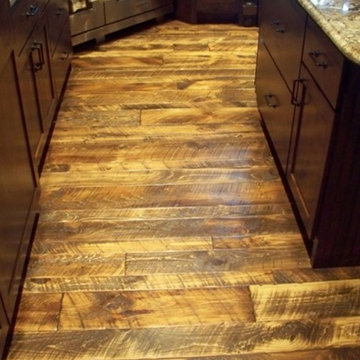 Photo Gallery of several reclaimed flooring projects