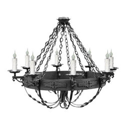 CH-190 Hand Made Iron Chandelier Designs - Chandeliers