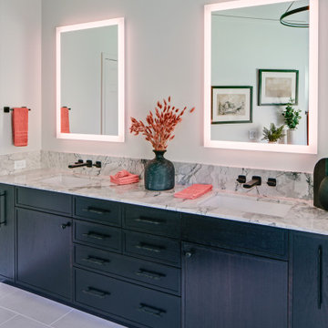 Organized Oasis - A Transitional Bathroom Remodel