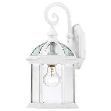 Wentworth 1 Light Outdoor Wall Light, White