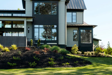 Transitional exterior home idea in Other
