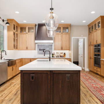 Thompson Road Transitional Kitchen & Main Level Renovation
