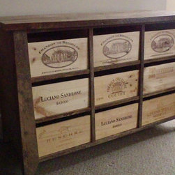 wine box drawer unit - Wine Racks