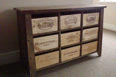 wine box drawer unit