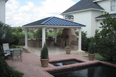 Craftsman exterior home idea in Houston