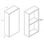 Bali Large Bathroom Cabinet, White